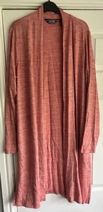Lands End Damen lange Strickjacke rosa dunkelrosa Größe XL NEU - Bild 1 von 1