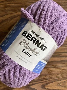 1 Skein Bernat Blanket Extra Yarn Color Gray Orchid Polyester 10.5 OZ - Picture 1 of 3