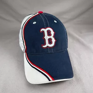 Boston Red Soxs Hat Mens One Size Blue Strapback Cap TEI MLB Baseball Two Tone - Picture 1 of 10