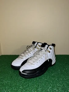 Nike Air Jordan 12 XII Retro GS Taxi 2013 Black White 153265-125 Size 5.5Y - Picture 1 of 6