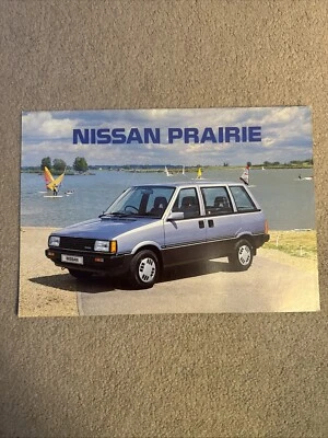 1986 NISSAN PRAIRIE Sales Brochure - Image 1 of 4