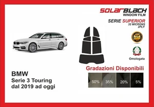 pellicola oscurante BMW serie 3 touring dal 2019 kit posteriore SUPERIOR - Imagen 1 de 1