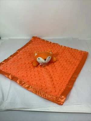 Manta de seguridad para bebé A Little Fox Lovey suave satinado ribete y parte inferior sin marca Foto 1 de 4