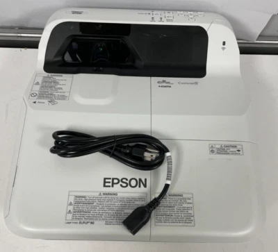Epson PowerLite 675W H745A 1751 Lamp Hours 31 Eco Hours *NO REMOTE* #A32 - Image 1 of 4