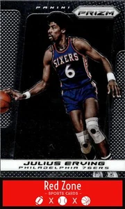 2013-14 Panini Prizm - #221 Julius Erving Nuovo Nuovo - Foto 1 di 2