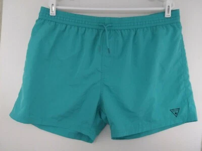 Guess Para Hombre XL Tropical Teal Húmedo/Seco Malla Forrada Paquete G Pantalones Cortos Nuevos con Etiquetas $69  Foto 1 de 3