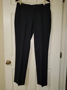 THE CITY PANT A{X}IST Men Black Pinstriped Slim Fit Dress Pants Sz. 32Wx32L - Picture 1 of 12
