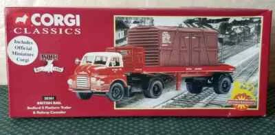 Прицеп-платформа Corgi Classics 20301 Bedford S и контейнер British Rail - Изображение 1 из 2