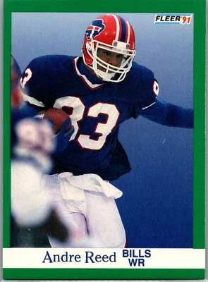 1991 Fleer Football - #8 Andre Reed - Image 1 of 2
