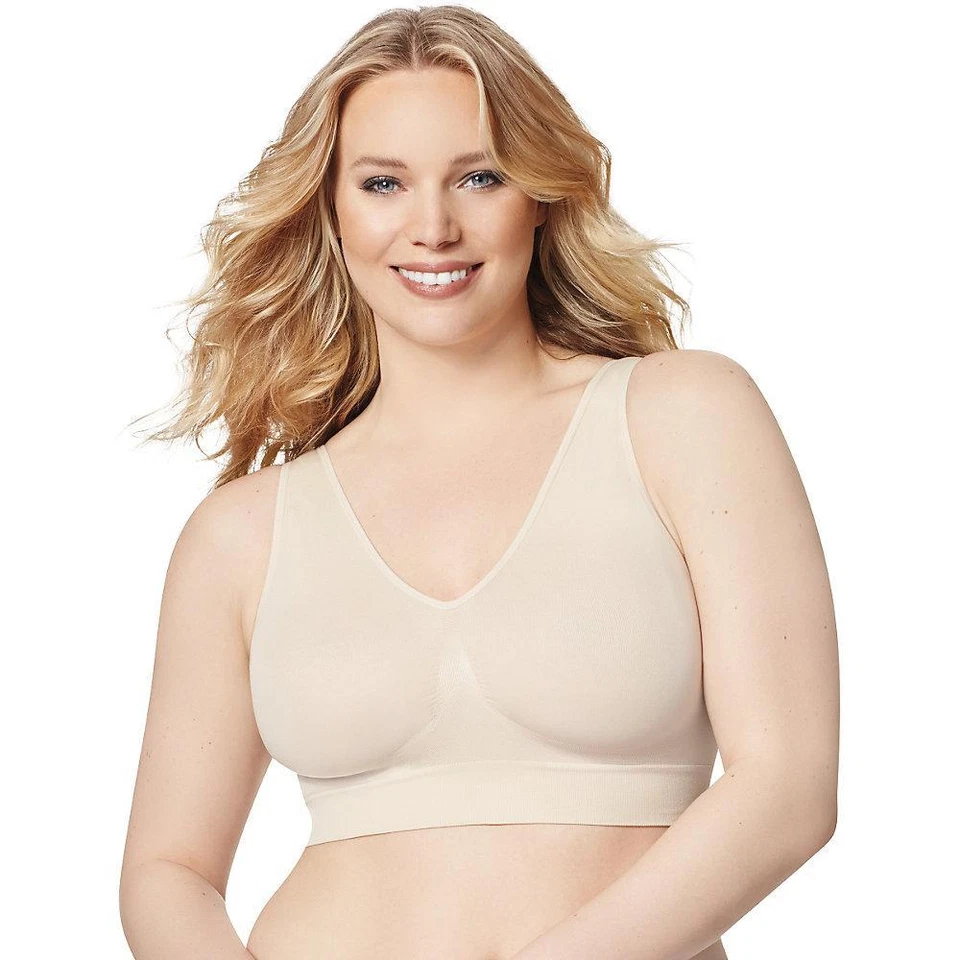 JMS Just My Size Womens 3x White Bra Style 1263 Pure Comfort Wire