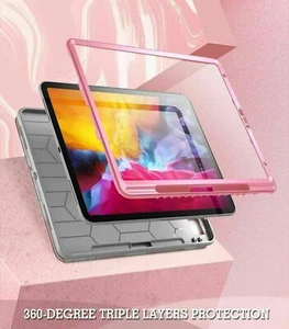 Für Apple iPad Pro 11 (2021) Tablet Hülle Kratzfest Stoßfest Cover Pink - Bild 1 von 7