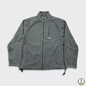 Tommy Hilfiger Chaqueta de Vellón para Hombres Pequeña Gris Deletrear Bandera Cremallera Completa Exterior - Imagen 1 de 5