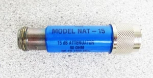 Mini-Circuits NAT-15   15dB Attenuator  50 Ohm  DC to 1500 MHz - Picture 1 of 1
