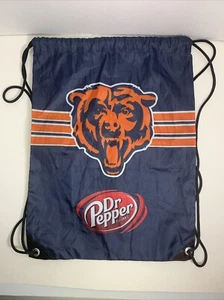 Chicago Bears Dr. Pepper Creative Promotional Products 17" cinch backbag - Picture 1 of 10