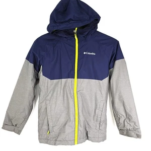 Columbia 10/12 M Jóvenes Niños Abrigo de Invierno Azul Gris Alpine Action II Chaqueta de Nieve - Imagen 1 de 11