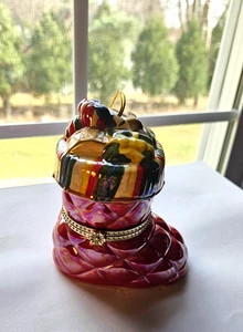 Spielzeug im Strumpf aufklappbare animierte Spieluhr Ornament spielt 12 Tage Weihnachten - Bild 1 von 4