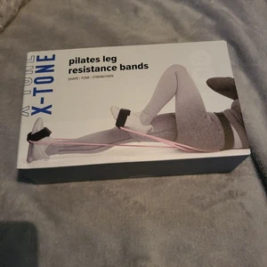 X-TONE pilates Leg Resistance Bands Shape / Tone home workout - Picture 1 of 3