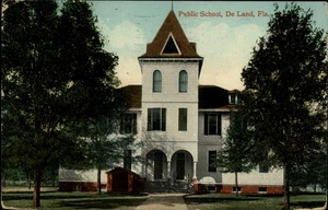 DeLand,FL Public School 1912 Volusia County Florida Postcard - Picture 1 of 2
