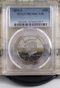2011-S Kennedy Proof Half Dollar - PCGS PR70DCAM - sehr schön! 2957 - Bild 1 von 6