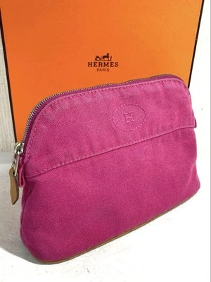 Hermes Bolsa Bólida 20 Multi Estuche Lona Roja Unisex Usado Foto 1 de 4