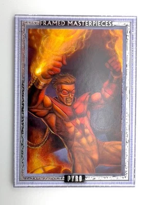 2024 Marvel Masterpieces Nahuel Grego #24 Pyro - Silver framed /10 - Image 1 of 2