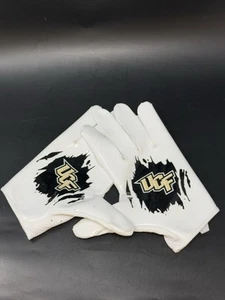 UCF Knights Game Used Nike Vapor Jet 8.0 Football Gloves 4XL - Picture 1 of 5