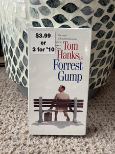 Forrest Gump, Sealed VHS, Paramount Watermarks, Tom Hanks ,Gary Sinise ,Vintage - Picture 1 of 5