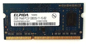 Elpida π§  2GB DDR3-1600 (PC3-12800S) Laptop RAM SO-DIMM π₯ β - Picture 1 of 2