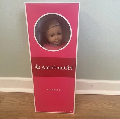 "Muñeca American Girl Isabelle Palmer 2014 niña del año 18"" nueva en caja" Foto 1 de 4