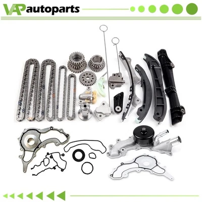 Juego de juntas de cubierta de cadena de distribución bomba de agua para Dodge Challenger 11-14 3,6 L Foto 1 de 4