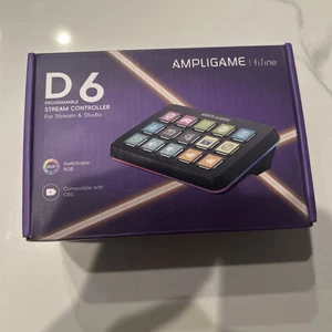 AmpliGame Stream Controller 15 Marco Keys for PC OBS Twitch YouTube Streamlabs - Picture 1 of 3