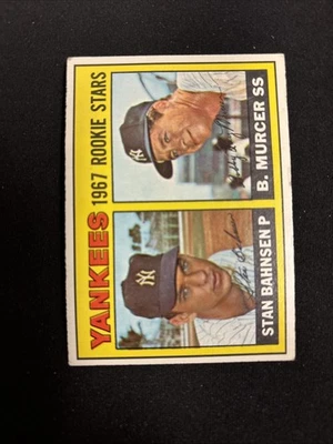 1967 Topps - 1967 Rookie Stars Bobby Murcer, Stan Bahnsen #93 (RC) Foto 1 de 2