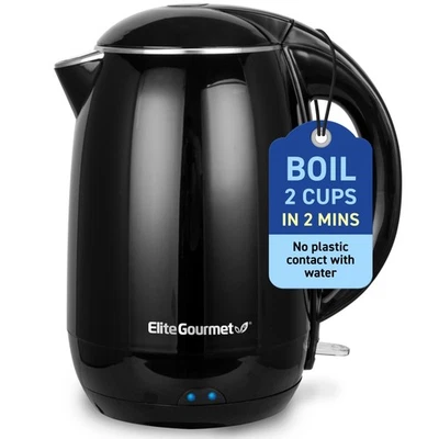 EKT1821 1.8L Double Wall Insulated Cool-Touch 1500W Kettle w/Stainless Steel ... - Image 1 of 4