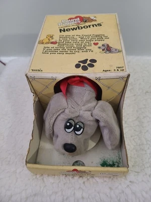 Pound Puppies Newborns 7” Plush Brown Puppy Dog Adopt A Huggable Best Friend - Image 1 of 4