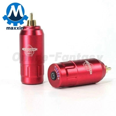 Paquete de baterías RCA para tatuaje fuente de alimentación inalámbrica 1200 mAh pluma giratoria máquina de tatuaje Foto 1 de 4