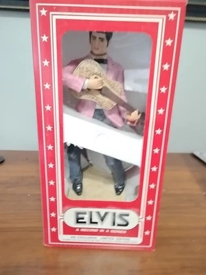 Elvis Presley 1977 McCormick jarra y caja de música original caja roja segunda serie Foto 1 de 4
