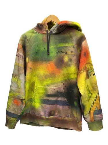 Supreme Hoodie M Cotton Multi Color All Over Pattern U