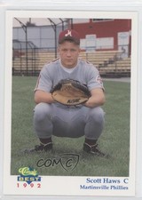 1992 Classic Best Martinsville Phillies Scott Haws #16