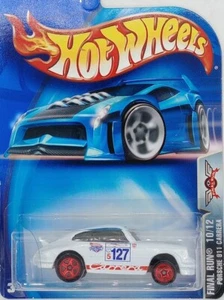 2003 Hot Wheels #204 Final Run 10/12 PORSCHE 911 CARRERA White w/Red 5 Spokes - Picture 1 of 3