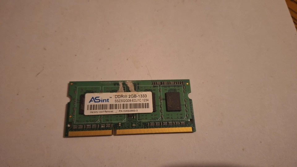 Asint 2GB DDR3-1333 DDR3 Laptop Ram - Bild 1 von 1