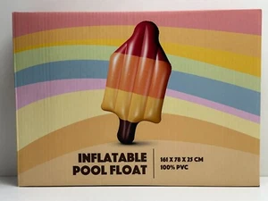 Colchón de aire hielo 161x78x25cm PISCINA diversión, 100% PVC, palo de hielo Ice, NUEVO ⚡ENVÍO⚡ - Imagen 1 de 2