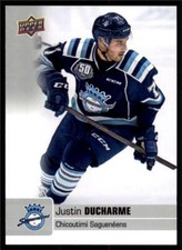2019-20 UD CHL Base Set #139 Justin Ducharme - Chicoutimi Sagueneens