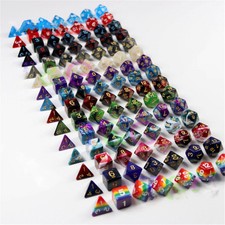 105Pcs/Set Polyhedral Dice for DND RPG MTG Game Dungeons & Dragons D4-D20