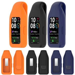 Silicone Protective Cover Case with Clip For Xiaomi Band 10NFC 10 9NFC 9 8NFC 8 - Zdjęcie 1 z 27