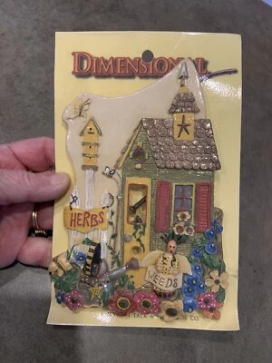 Vtg American Tack And Hardware Dimensional Single Switch Plate NOS Garden Theme - Image 1 of 4