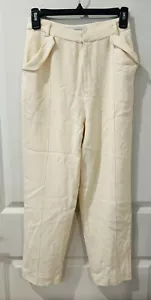 Sally Lapointe cremefarbene Hose, Größe 0, $ 900+ Einzelhandel, gebraucht - Bild 1 von 3