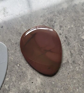 Gemstone guitar pick Royal Imperial Jasper hand made stone plectrum - Picture 1 of 7