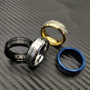 EDC Fidget Sliders Fashion Accessory Ratchet Ring Stress Relief Metal Ring Gifts - Picture 1 of 30