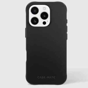 Case-Mate Apple iPhone 16 PRO Magsafe Shock Tough BLACK Case + Screen Protector - Picture 1 of 11