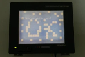MITSUBISHI used GT1155-QSBD GRAPHIC OPERATION TERMINAL SCR-I-574=9A13 - Picture 1 of 24